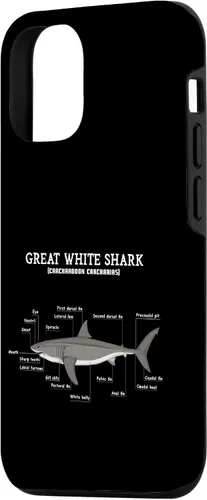 Vista 2 de Funda para biólogo anatómico de anatomía de tiburón para iPhone 14