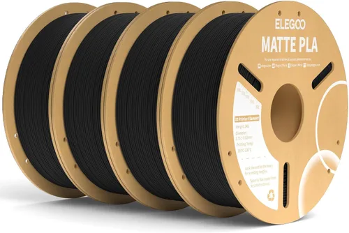 Vista 25 de ELEGOO Paquete de filamento de impresora 3D PLA mate 22 lbs 0.07 in