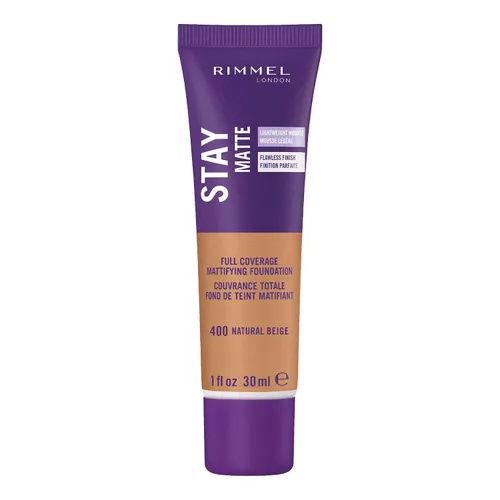 Vista 17 de 3 x Rimmel London Stay Matte - Base líquida mousse mate 30ml - 201 Beige clásico