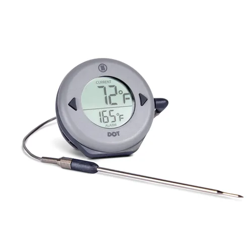 Vista 9 de ThermoWorks DOT — El Termómetro de Alarma Simple Favorito de los Chefs - Rojo Pimienta de Cayena