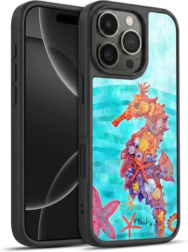 Vista 56 de Head Case Designs Officially Licensed Paul Brent Agate Mermaid Coastal Gel Armor Case [Military Grade Drop Protection] Compatible with Apple iPhone