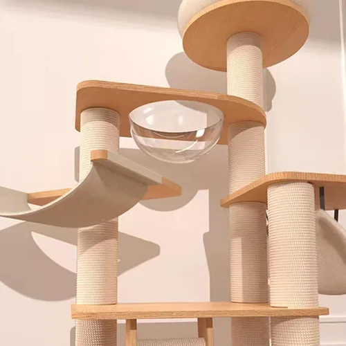 Vista 5 de 2 unidades de cápsula transparente de repuesto para muebles espaciales para gatos, cubierta de cúpula para cama de mascotas pequeñas, cuenco