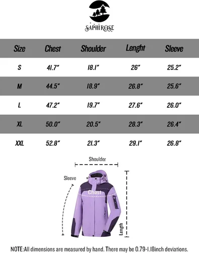Vista 6 de SaphiRose Chaqueta impermeable para mujer, ligera, para exteriores, con capucha extraíble