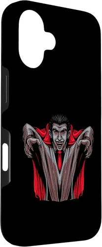 Vista 3 de iPhone 16 Halloween Monster Dracula Vampire Case