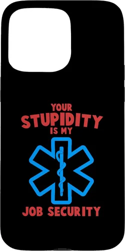 Vista 26 de iPhone 13 divertido su estupidez mi trabajo seguridad EMS EMT Paramedic Case