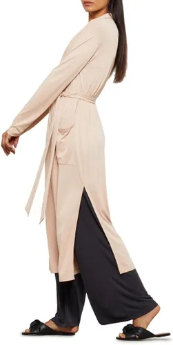 Vista 3 de BCBGMAXAZRIA Lightweight Long Jacket for Women - Open Front Draped Duster