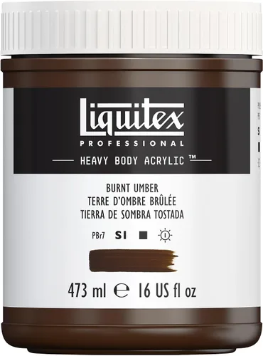 Vista 174 de Liquitex Pintura acrílica profesional de alto espesor, envase de 473 ml, tono carmesí alizarina permanente Alizarin Crimson Hue Permanente