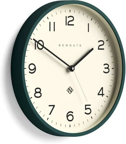 Vista 12 de Reloj de pared NEWGATE® Número Tres Echo Reloj redondo moderno 37 cm Negro Números fáciles de leer Ideal para cocina, sala de estar u