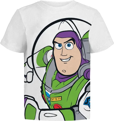 Vista 5 de Toy Story Pixar T-Shirts (3 Pack) Woody Buzz Lightyear & Rex - Toddlers to Kids