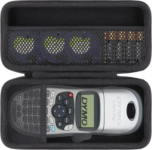 Vista 10 de khanka Estuche rígido de transporte para DYMO LetraTag LT-100H / 100H Plus - Bolsa protectora de almacenamiento de viaje para DYMO LT100H, cinta