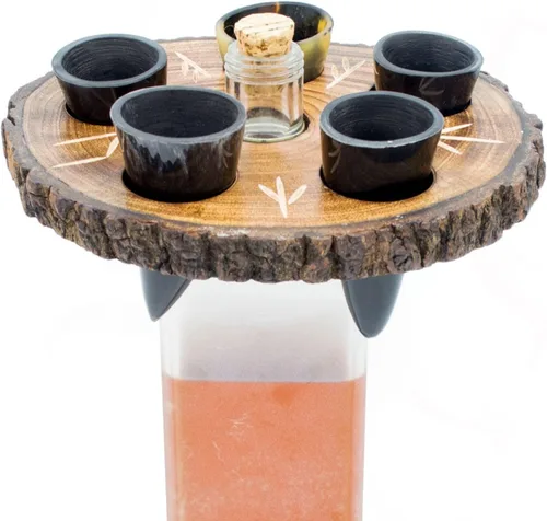 Vista 10 de Norse Tradesman Juego de Copas de Cuerno para Beber (4) – Copas de Tamaño Completo de 12 oz con Grabados de Nudos Celtas y Saco de Regalo