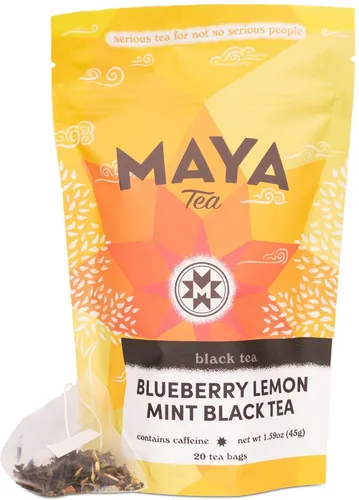 Vista 14 de Maya Tea Bolsas de té de hierbas Citrus Hibiscus, todo natural, sin cafeína, paquete de 20