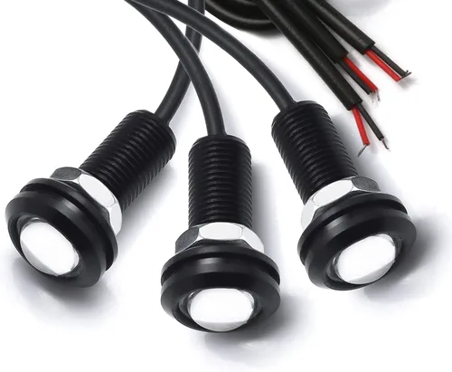 Vista 5 de x xotic tech 3 luces LED para parrilla delantera con montaje de lente de proyector compatible con automóviles, camionetas, camiones, SUV, remolques