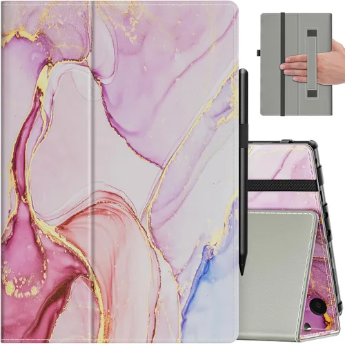 Vista 16 de VORI Funda para tableta Amazon Kindle Fire HD 10 (13ª/11ª generación 2023/2021) y Fire HD 10 Plus – Funda plegable delgada con función