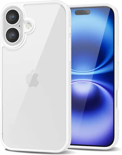 Vista 124 de LoeoeL para iPhone 8 Plus/ 7 Plus Funda Transparente, Funda Híbrida de Teléfono [Plástico Duro y Parachoques de Silicona Suave] Cubierta Protectora