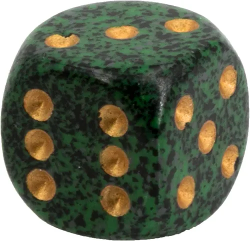 Vista 6 de DND - Juego de dados Chessex D&D - Juego de dados poliédricos de plástico dorado moteado de 0.63 pulgadas, dados de mazmorras y dragones, incluye 12