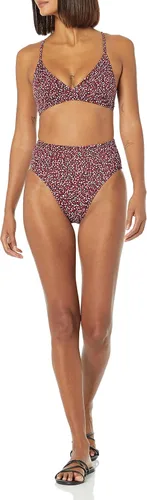 Vista 4 de Tienda Essentials Parte inferior de bikini de cintura alta para mujer