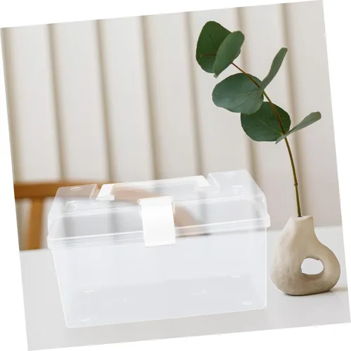 Vista 6 de Cabilock Caja de aparejos Organizador Caja de medicina Caja de plástico Kit vacío gabinete de almacenamiento Medicina Suministros de medicamentos