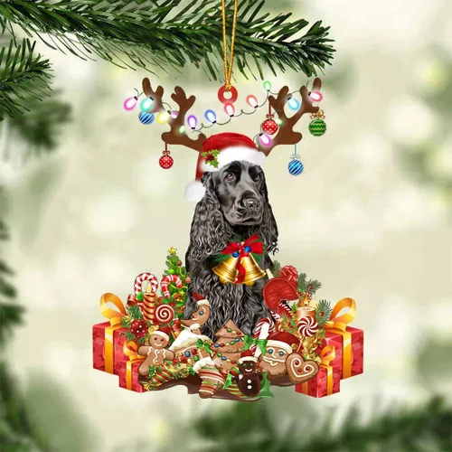 Vista 23 de Nazenti Adorno de Navidad personalizado de reno de Alaskan Malamute – Adorno de perro personalizado para amantes de las mascotas, acrílico plano