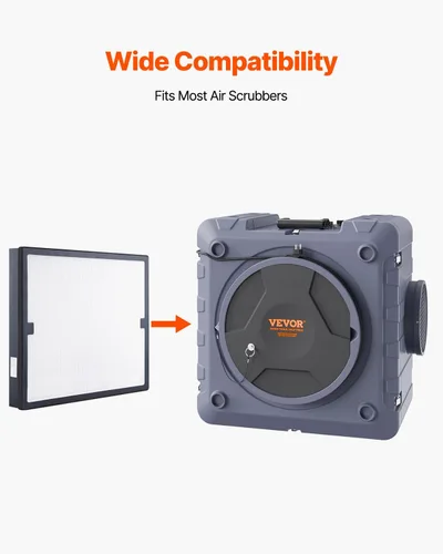 Vista 7 de VEVOR Filtro de aire HEPA, repuesto de filtro de aire de 16 x 19 pulgadas, filtros de etapa 3 de alta eficiencia compatibles con BlueDri y VEVOR