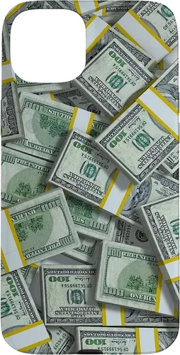 Vista 9 de Pile Money Finance Currency 100 Dollar Stacks Bill s Success Case para iPhone 17