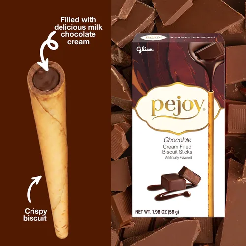 Vista 3 de Pejoy galleta palito de chocolate, 1.98 onzas (paquete de 10)