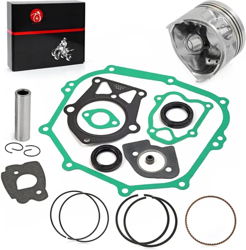 Vista 2 de Kit de reconstrucción de sello de junta de pistón y anillo de 285 cc, orificio de gran tamaño de 0.01 in, compatible con carrito de golf YAMAHA G2