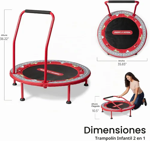 Vista 3 de Trampolí para niños Radio Flyer