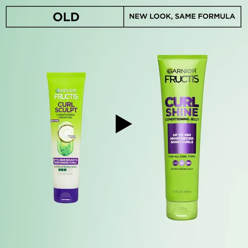 Vista 2 de Crema y gel Style de Garnier Fructis Curl, ideal para modelar los rizos, extra fuerte (5 onzas), individual