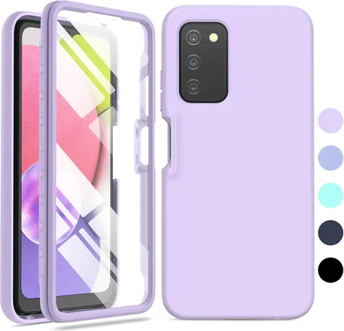 Vista 9 de Funda para teléfono Samsung Galaxy A03s: Fundas delgadas de silicona a prueba de golpes híbridas bonitas fundas protectoras - TPU duradero de doble