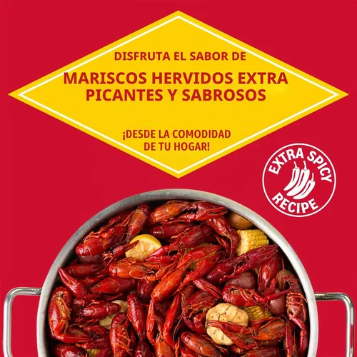 Vista 5 de Louisiana Fish Fry, Cajun Fire Boil, 14 oz (paquete de 1)