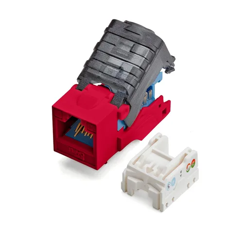 Vista 12 de TRUE CABLE Conector Keystone sin herramientas Cat5e, sin blindaje (UTP), PoE++ (4PPoE) 100W, certificación UL, verificado ETL, certificado ANSI/TIA