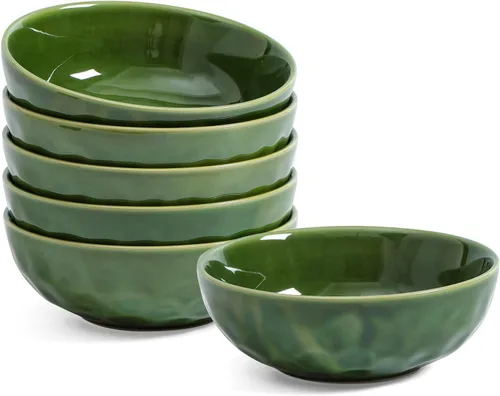 Vista 14 de vicrays Juego de Cuencos de Cerámica para Ensalada de Cocina, para Servir - Cuencos de Sopa de 32 Onzas, Cuencos para Pasta, Resistentes a