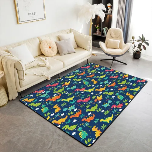 Vista 8 de Erosebridal Alfombras Deportivas de Área para Niños 1.49 m x 1 m, Alfombra Antideslizante de Béisbol, Fútbol, Baloncesto, Alfombra Deportiva