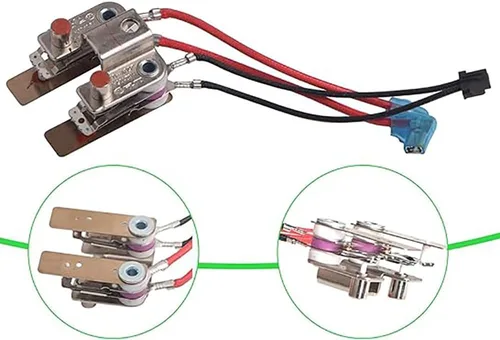 Vista 4 de ZCZQC Interruptor de presión eléctrico Sensor de presión Piezas de repuesto para olla arrocera de potencia rápida, termostato limitado compatible