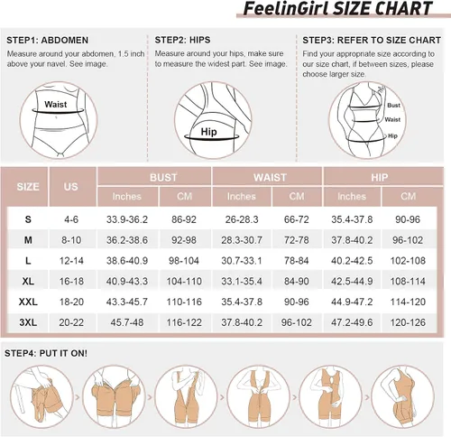 Vista 6 de Fajas Colombianas Control de abdomen Post Cirugía Body Shaper Compresión Levantador de glúteos Fajas