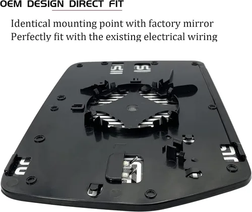 Vista 4 de Nuevo reemplazo del espejo calefactable del lado izquierdo del conductor para espejos Ford F150 2004-2014 – Vista lateral calentado convexo vidrio