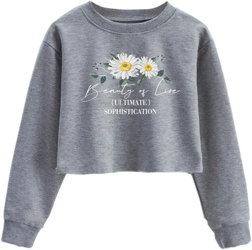 Vista 32 de Camiseta corta para niñas y niños, linda sudadera estética con gráficos de dibujos animados para adolescentes
