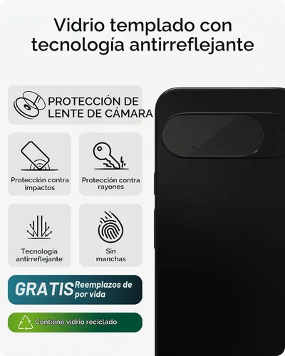 Vista 2 de ZAGG Glass Elite - Protector antirreflectante para lente de cámara Google Pixel 10 Pro XL, tecnología antirreflejos, resistente a arañazos e
