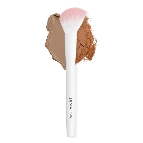 Vista 24 de wet n wild - Brocha angular para maquillaje de base, de precisión muy fina, con mango ergonómico para mezclar