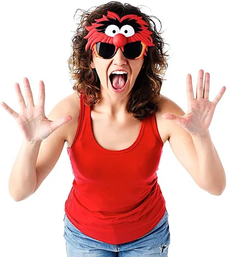 Vista 4 de Disfraz Gafas de sol Muppets Animales Sun-Staches Fiesta Favores UV400