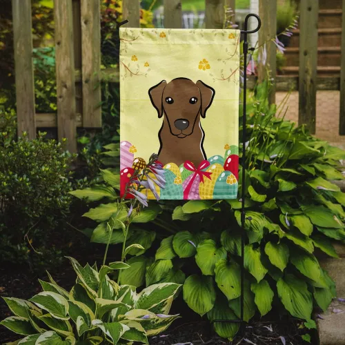 Vista 50 de Caroline's Treasures BB1923GF Bandera decorativa para jardín con diseño de Border Collie, para caza de huevos de Pascua, para jardín, jardín, patio