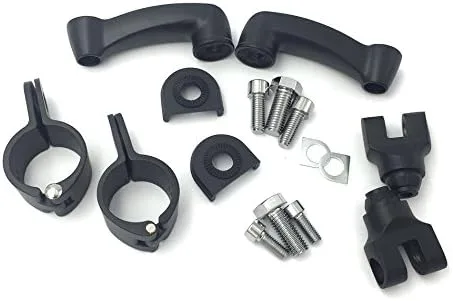 Vista 3 de SMT-Kit de montaje de clavijas de carretera ajustables de 360 grados, compatible con cualquier bicicleta equipada con tubo de marco de protector