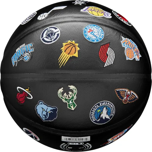 Vista 7 de WILSON NBA All Team Premiere Baloncesto – Negro/Multicolor, Tamaño 7-29.5 pulgadas