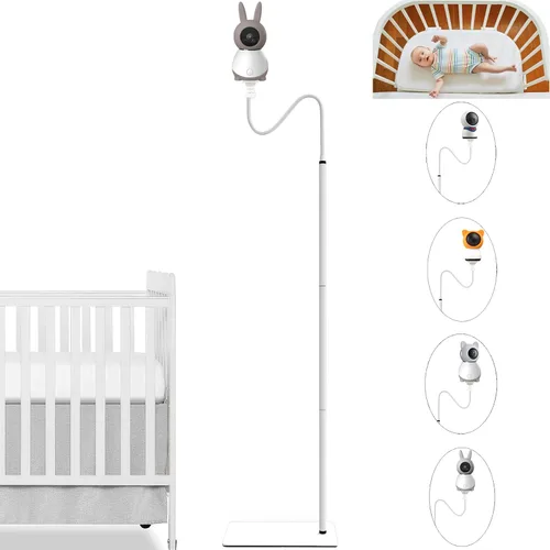 Vista 10 de Soporte telescópico para monitor de bebé para BOIFUN Baby 2S/5S/6T, ieGeek Baby 1T, DEATTI BM101-M, ARENTI P2Q/ B2, Momcozy BM01/BM03/BM04/BM02