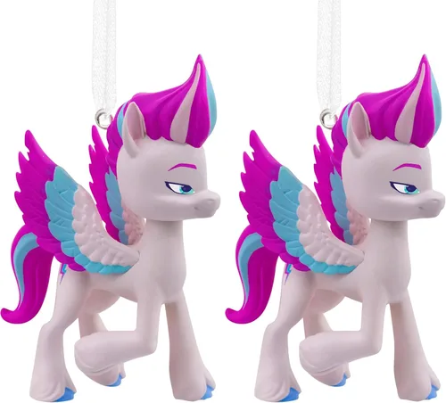 Vista 7 de Hallmark Adorno navideño My Little Pony Zipp Storm