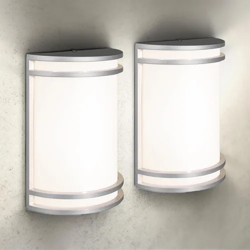 Vista 15 de ASD - Aplique de pared LED para exteriores, del atardecer al amanecer Fotocélula negra
