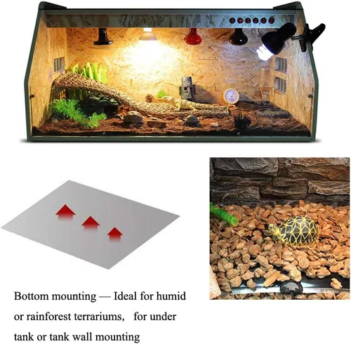 Vista 10 de KABASI - Alfombrilla térmica para reptiles, 2 unidades, con control de temperatura, 7 W