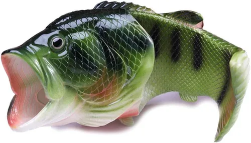 Vista 3 de Pantuflas unisex de pescado, sandalias de lubina, pantuflas de animales y peces