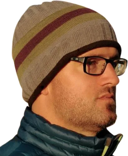 Vista 6 de Gorro de alpaca con forro de campo para hombre y mujer, 5 opciones